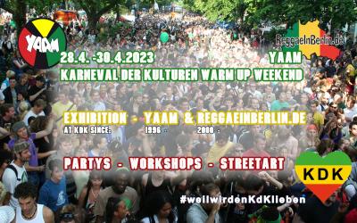 KdK WarmUp Weekend Yaam & Reggaeinberlin